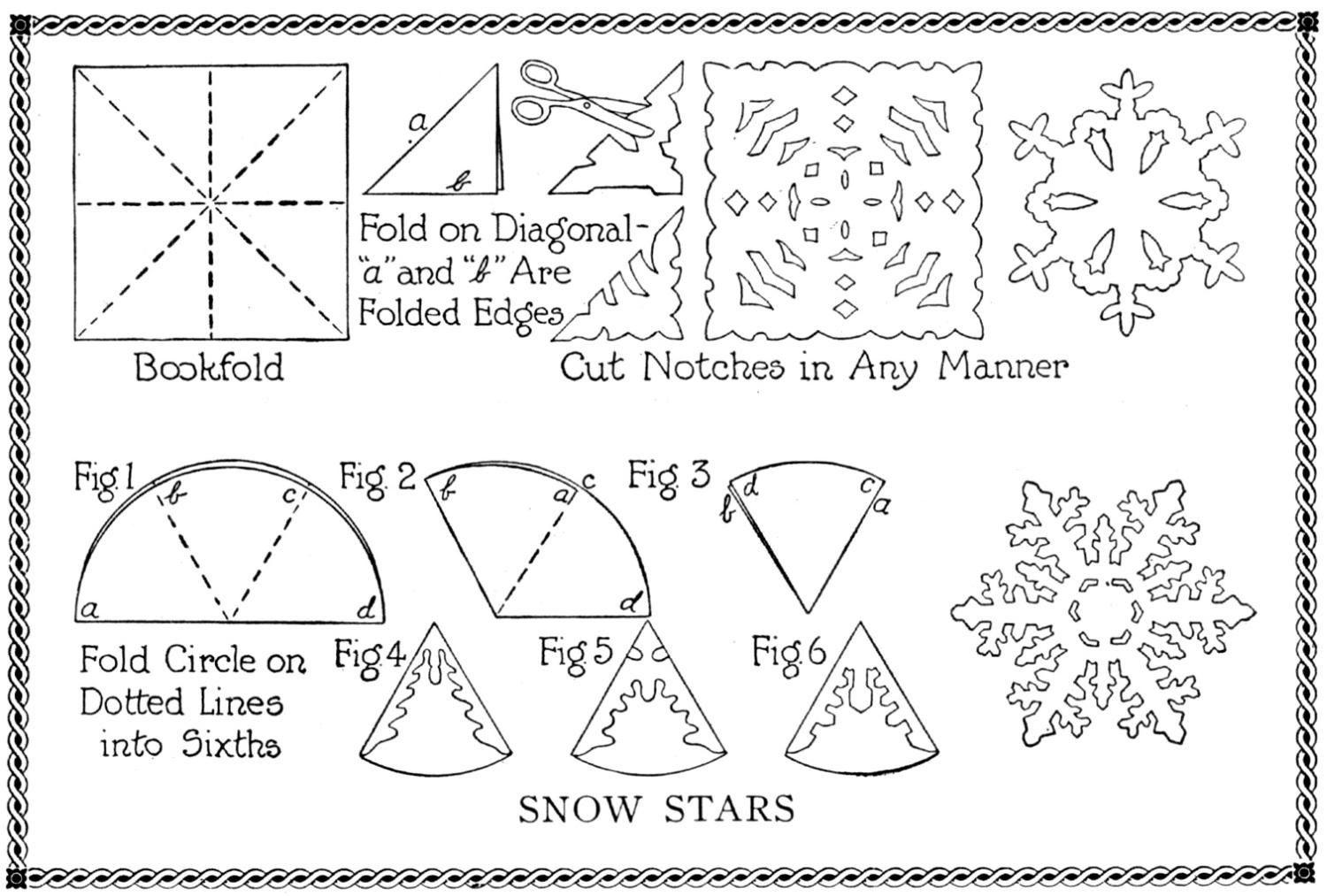 Shabby in love: snowflake pattern ideas